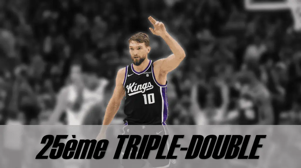 Domantas Sabonis - 25me triple double - Le 25 03 2024 - Version Actubasketcom