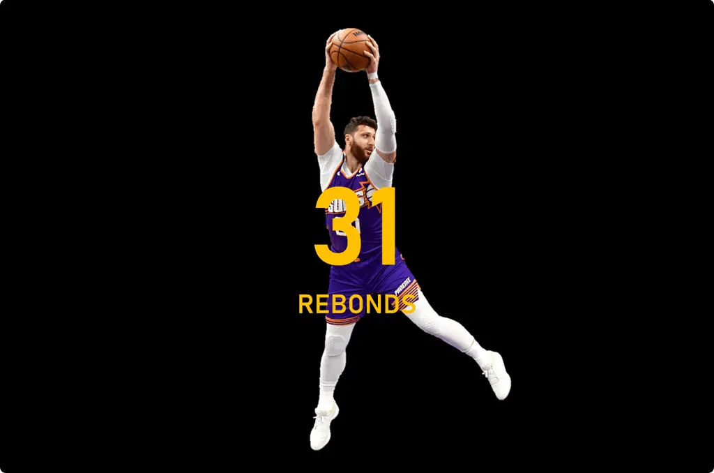 Jusuf Nurkic - 31 Rebonds - 03 03 2024 - Version Actubasketcom