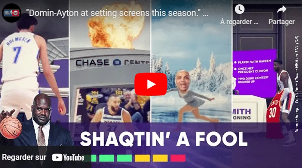 ShaqtinAFool Novembre 2023 - Youtube - Chaine Nba on Tnt