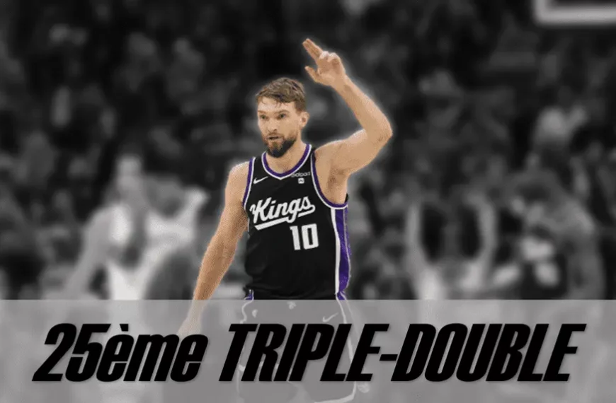 Domantas Sabonis - 25ème triple double - Le 25 03 2024 - Version Actubasket.com