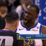 Draymond Green - 4ème exclusion de la saison - YouTube - Chaine ESPN (DR)