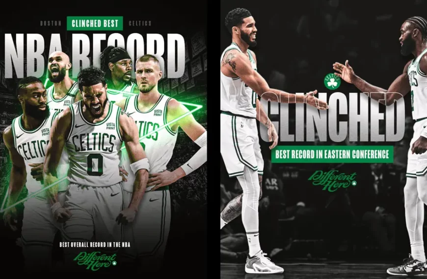 Boston Celtics qualifié pour les Playoffs - X Twitter - Compte Boston Celtics (DR)