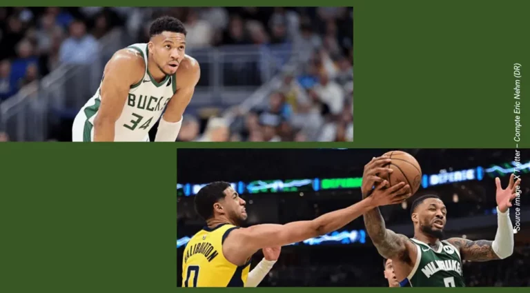 GIannis Antetokounmpo & Damian Lillard - X Twitter - Compte Eric Nehm (DR)