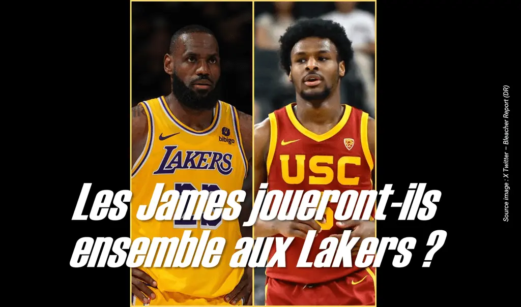 Lakers limins par les Nuggets le 29 04 2024 - X Twitter - Bleacher Report DR