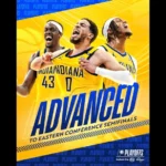 Demi Finales de Conférence - Playoffs 17 05 2024 - X Twitter - Indiana Pacers (DR)