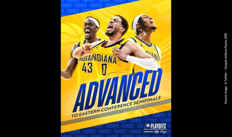 Demi Finales de Conférence - Playoffs 17 05 2024 - X Twitter - Indiana Pacers (DR)