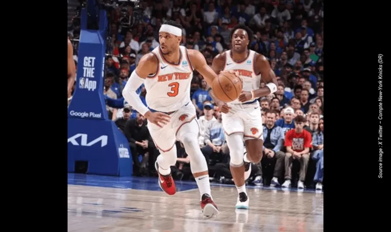 Josh Hart & OG Anunoby - X Twitter - Compte New York Knicks (DR)