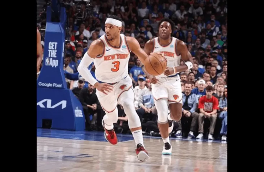 Josh Hart & OG Anunoby - X Twitter - Compte New York Knicks (DR)