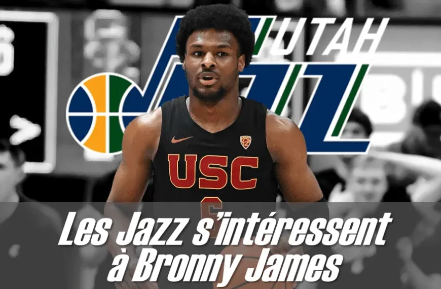 Les Utah Jazz s'intéressent à Bronny James - Version Actubasket.com