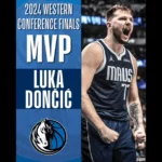 Luka Doncic - Mvp de la Finale de la Conférence Ouest 2024 - X Twitter - Compte NBA Communications (DR)