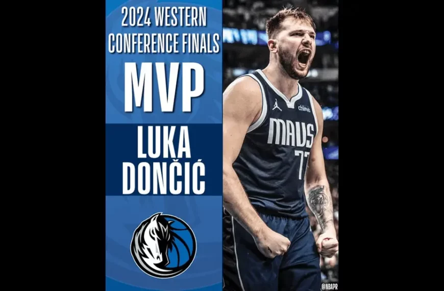 Luka Doncic - Mvp de la Finale de la Conférence Ouest 2024 - X Twitter - Compte NBA Communications (DR)