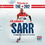 Alexandre Sarr - X Twitter - Compte Washington Wizards (DR)