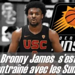 Bronny James s'est entrâiné aves les Suns - Version Actubasket.com