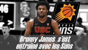 Bronny James s'est entrâiné aves les Suns - Version Actubasket.com