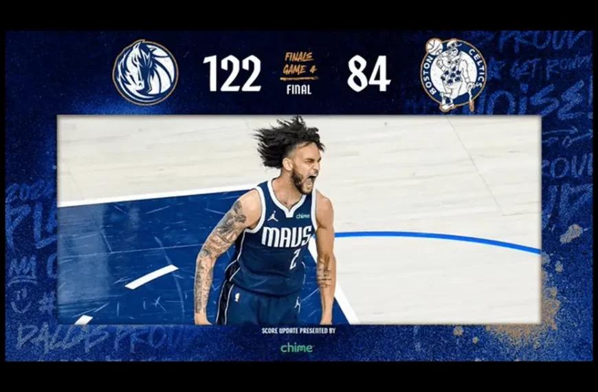 Finale des Playoffs - 14 06 2024 - X Twitter - Dallas Mavericks (DR)