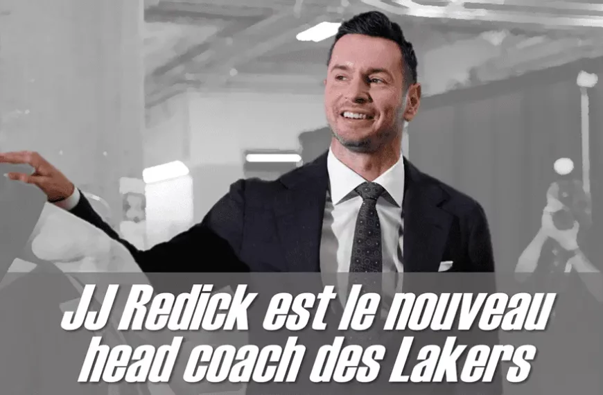 JJ Redick est le nouvel entraîneur chef des Lakers - Version Actubasket.com