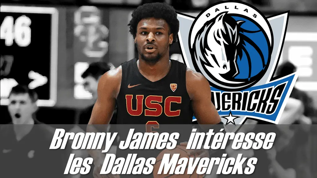 Les Dallas Mavericks sintressent  Bronny James - Version Actubasketcom