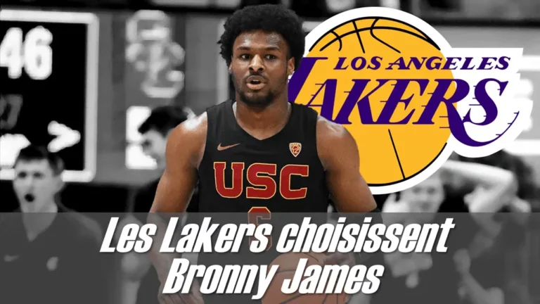 Les Lakers choisissent Bronny James - Version Actubasket.com