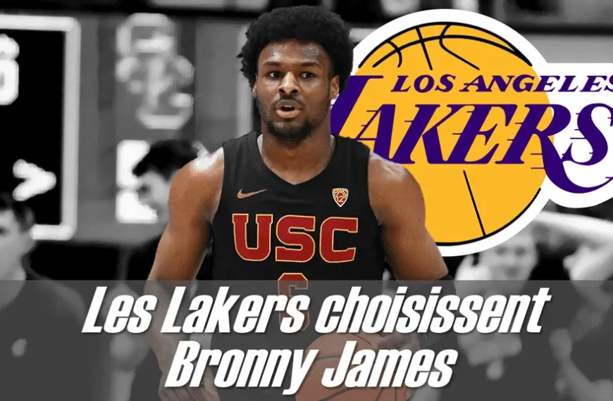 Les Lakers choisissent Bronny James - Version Actubasket.com