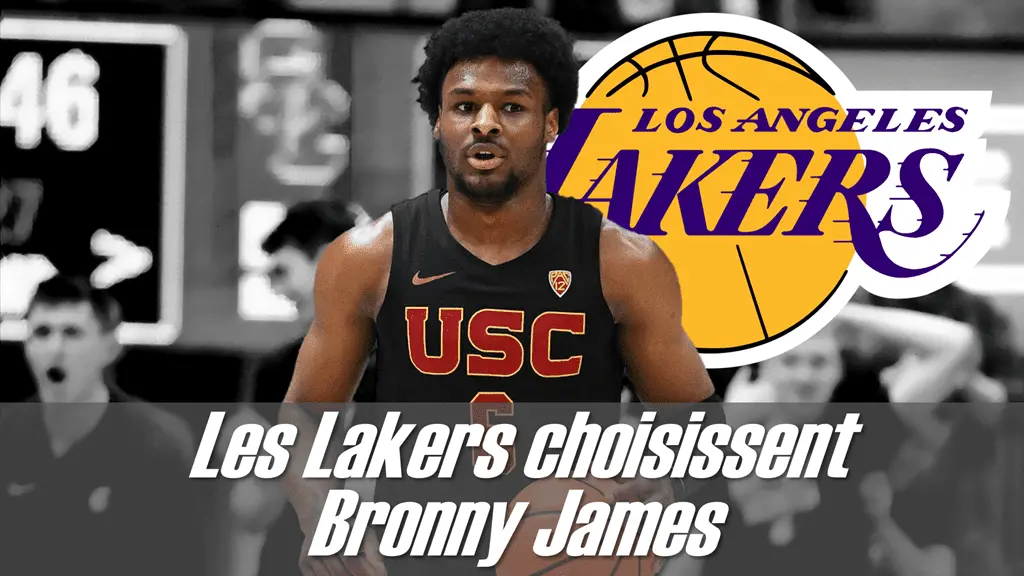 Les Lakers choisissent Bronny James - Version Actubasketcom