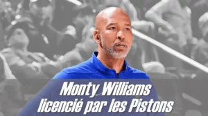 Monty Williams liciencié par les Pistons - Version Actubasket.com