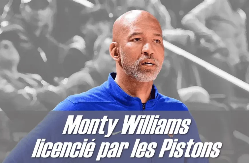 Monty Williams liciencié par les Pistons - Version Actubasket.com