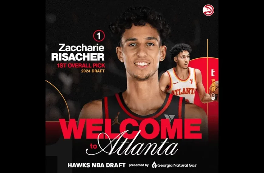 Zaccharie Risacher - X Twitter - Compte Atlanta Hawks (DR)