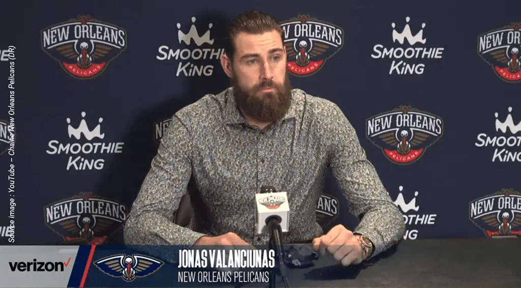 Jonas Valanciunas - YouTube - Chaine New Orleans Pelicans DR