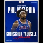 Guerschon Yabusele - X Twitter - Compte Philadelphia 76ers (DR)