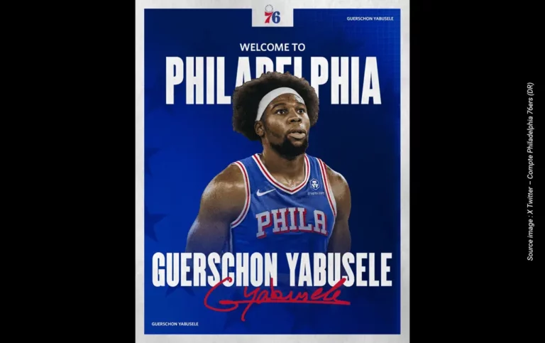 Guerschon Yabusele - X Twitter - Compte Philadelphia 76ers (DR)