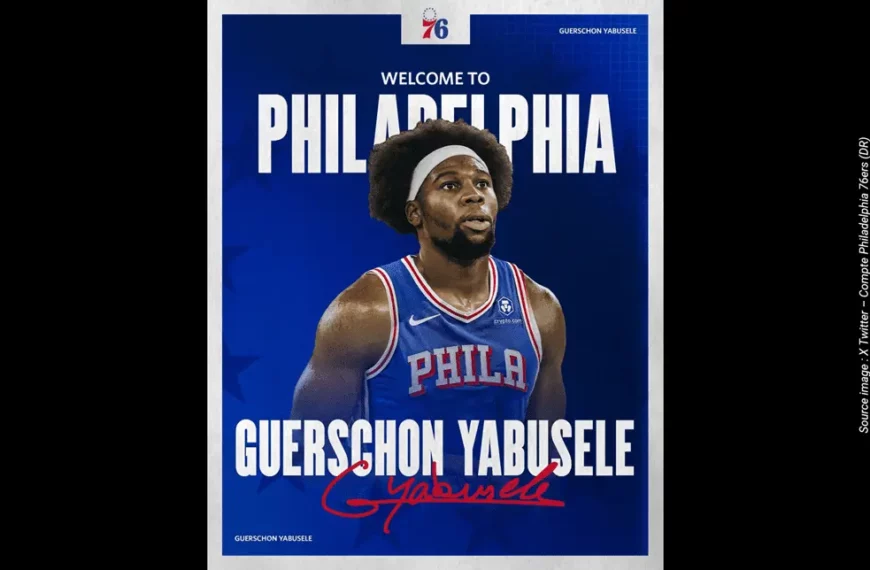 Guerschon Yabusele - X Twitter - Compte Philadelphia 76ers (DR)