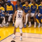 Entorse de Stephen Curry - YouTube - Chaine Chaz NBA (DR)