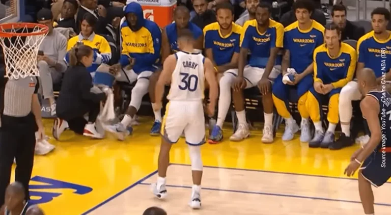 Entorse de Stephen Curry - YouTube - Chaine Chaz NBA (DR)