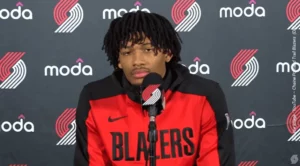 Shaedon Sharpe - YouTube - Chaine Portland Trail Blazers (DR)