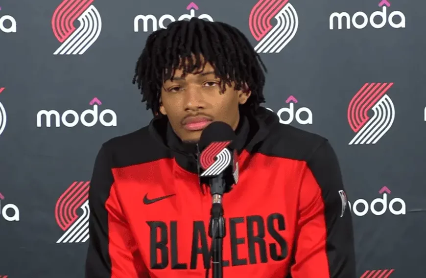 Shaedon Sharpe - YouTube - Chaine Portland Trail Blazers (DR)