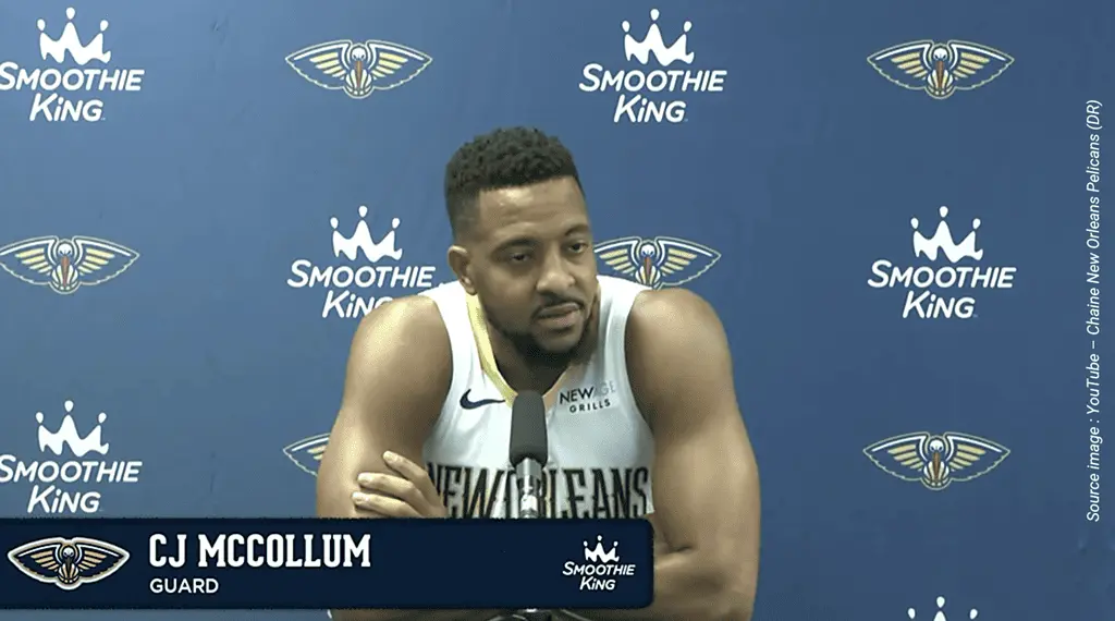 CJ McCollum - YouTube - Chaine New Orleans Pelicans DR