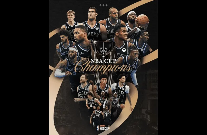 Milwaukee Bucks - NBA Cup Champions - X - Compte Milwaukee Bucks (DR)