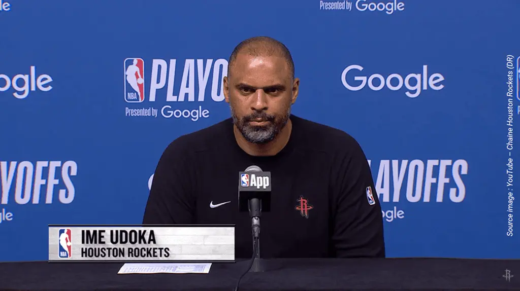 Ime Udoka - YouTube - Chaine Houston Rockets DR