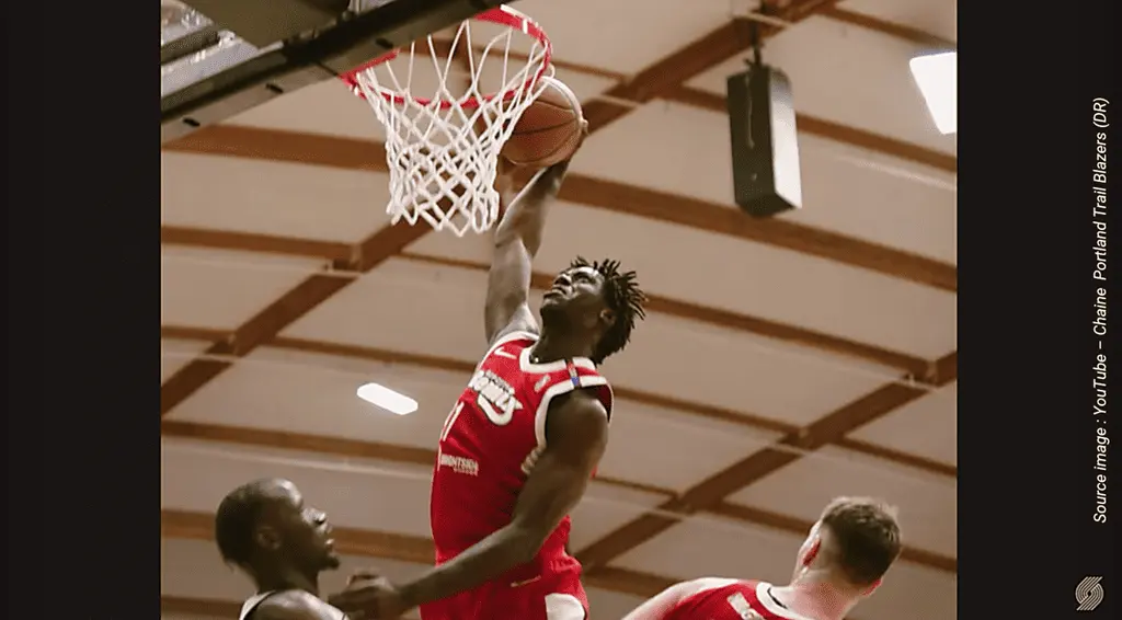 Sidy Cissoko - YouTube - Chaine Portland Trail Blazers (DR)
