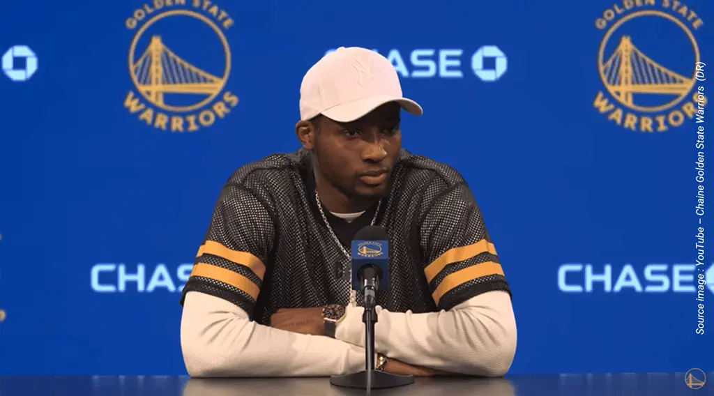 Jonathan Kuminga - YouTube - Chaine Golden State Warriors (DR)